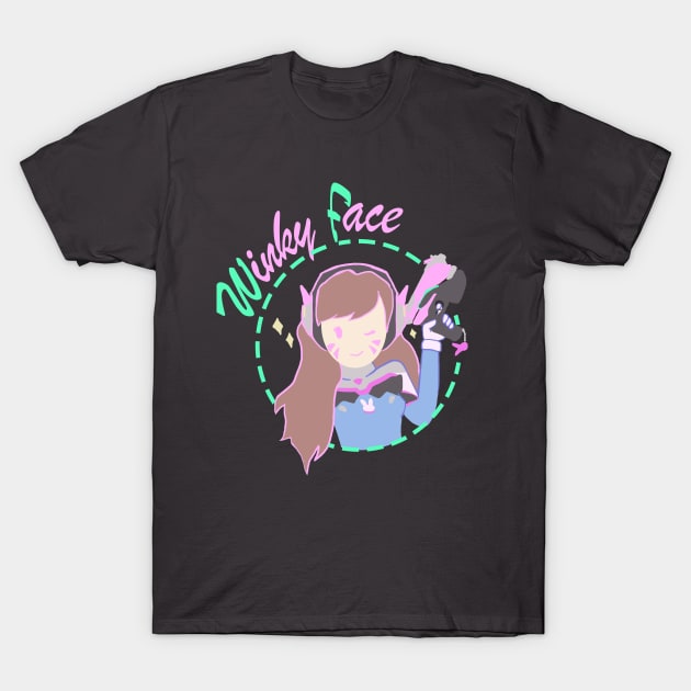 Winky face! T-Shirt by kisasunrise